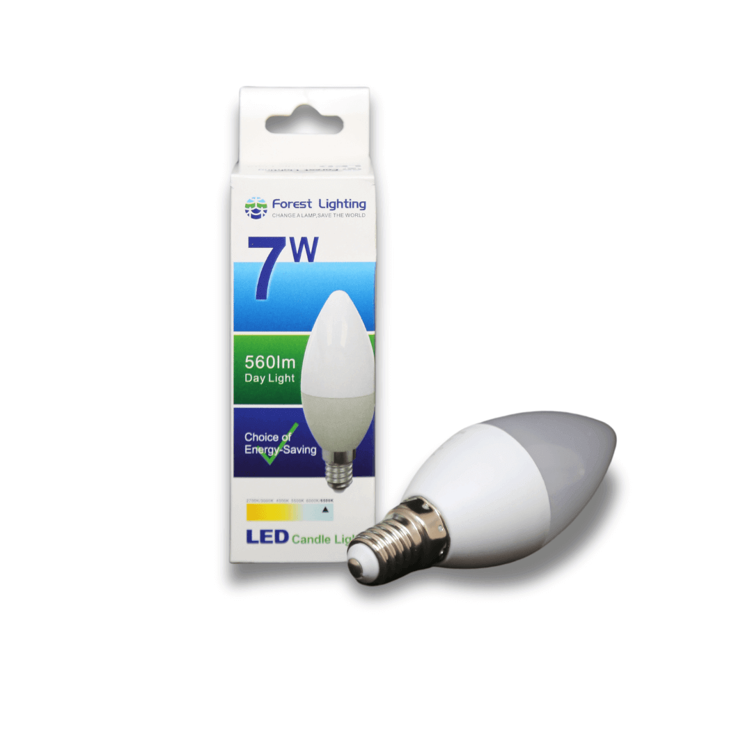 Forest Lighting 7W LED E14 Candle Bulb