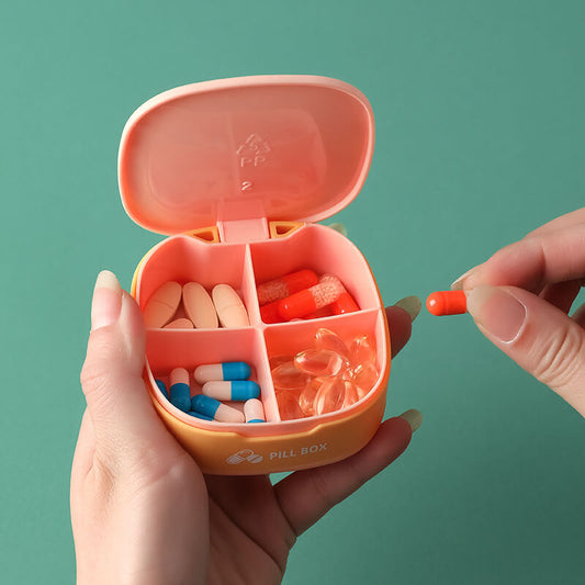 Portable Mini Medicine Box Travel Pill Organizer