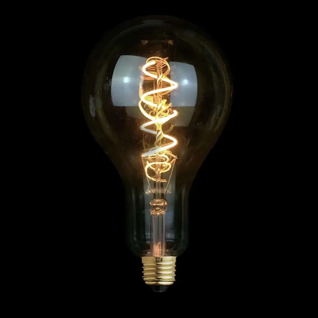 Oversized LED Filament Dimmable Amber Light Bulb #PS52