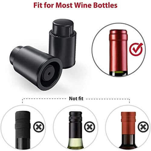 Wine Bottle Stopper with Date Preserver