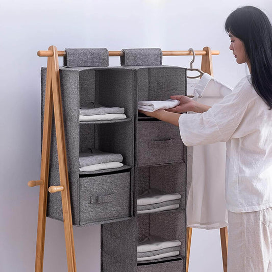 Hanging Shelf Wardrobe Organizer