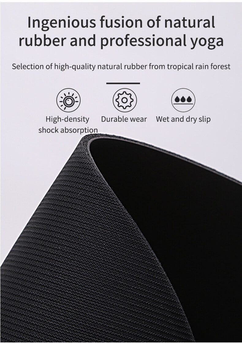 PU Natural Rubber Yoga Mat - Buyrouth