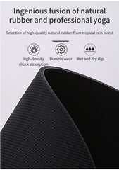 PU Natural Rubber Yoga Mat - Buyrouth