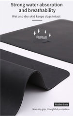 PU Natural Rubber Yoga Mat - Buyrouth