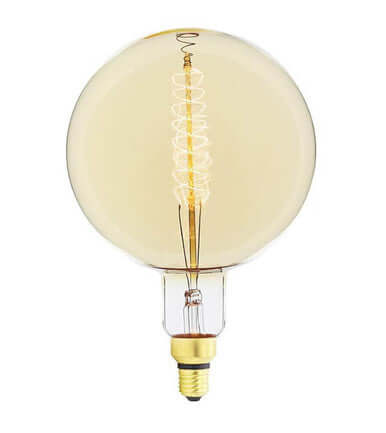 Oversized Edison Dimmable Vintage Amber Light Bulb #Edison