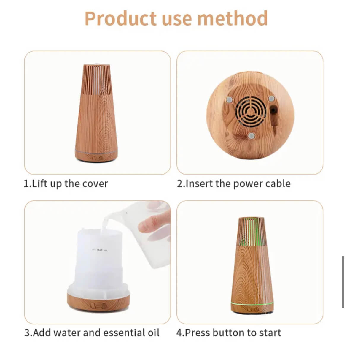 Serenity Spire Aromatherapy Ultrasonic Diffuser - Buyrouth