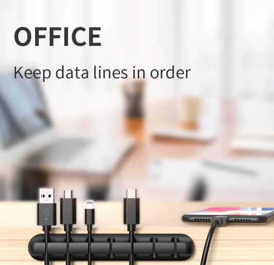 5 Piece Silicone Cable Clip Set