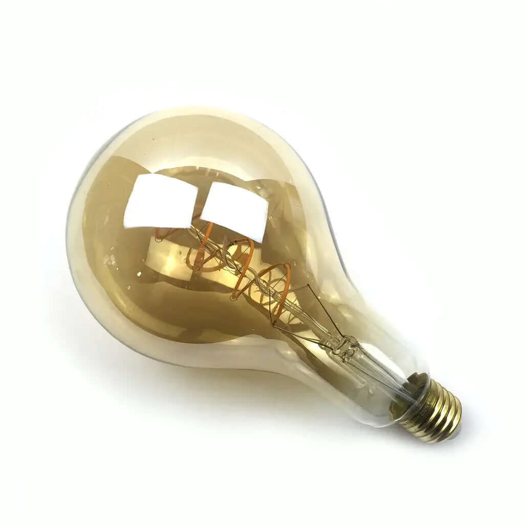 Oversized LED Filament Dimmable Amber Light Bulb #PS52