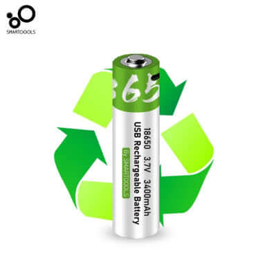 USB C Rechargeable 18650 Lithium Batteries