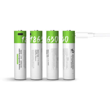 USB C Rechargeable 18650 Lithium Batteries