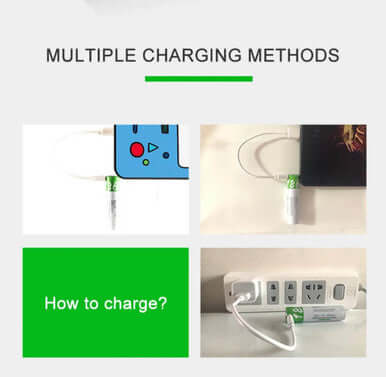 USB C Rechargeable 18650 Lithium Batteries