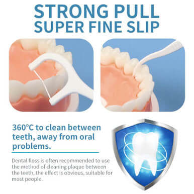 Dental Oral String Floss Picks
