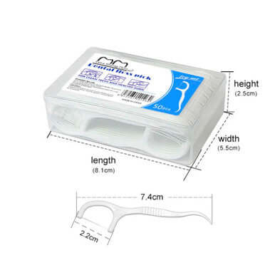 Dental Oral String Floss Picks