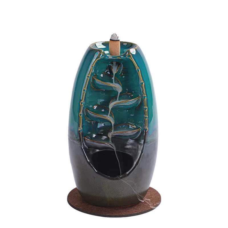 Ceramic Backflow Incense Holder and Burner Waterfall