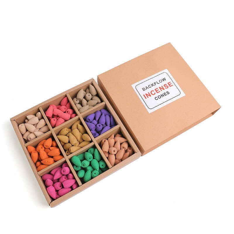 Backflow Incense Cones Set of 180