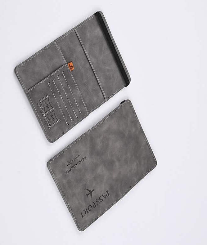 PU Leather Passport Travel Holder