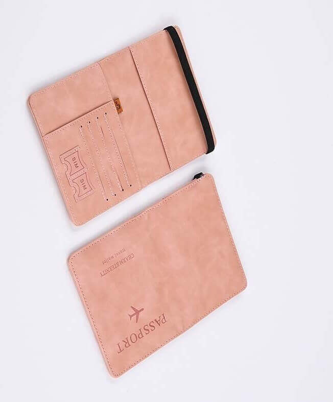 PU Leather Passport Travel Holder