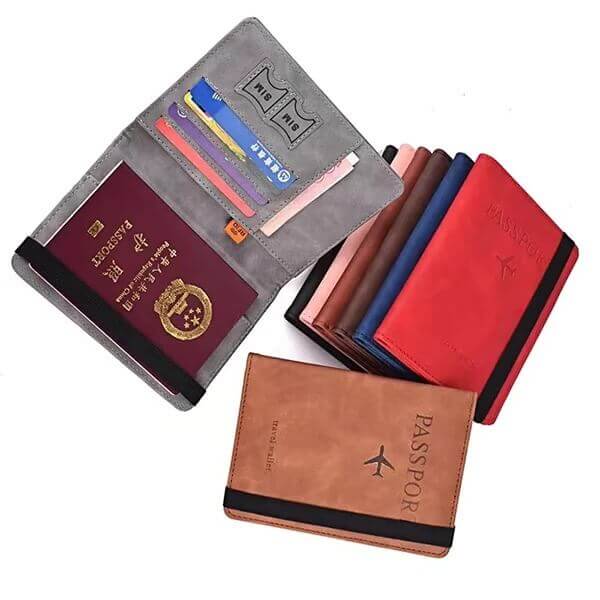 PU Leather Passport Travel Holder