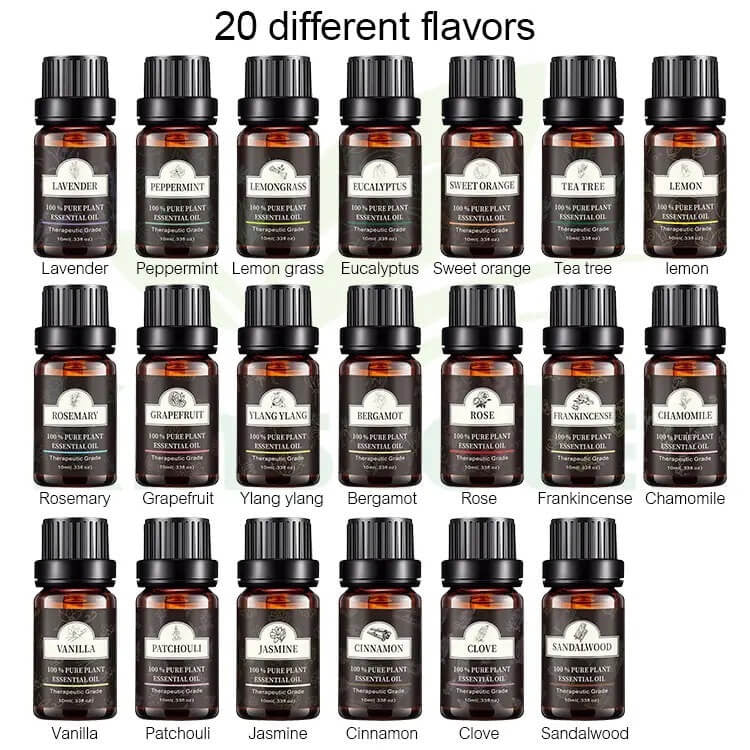 Pure Essential Oils Set of Top 20 - Buyrouth