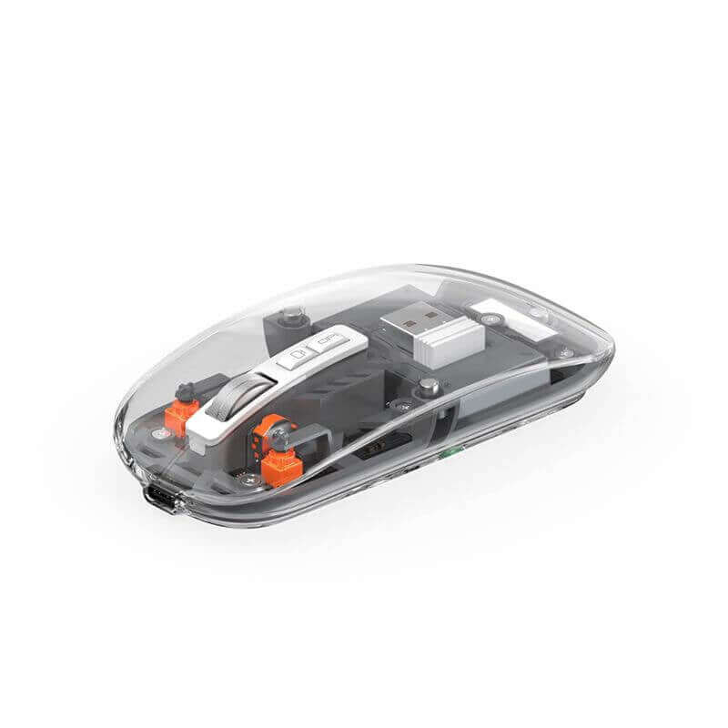 Wiwu Rechargeable Transparent Wireless Mouse - Buyrouth
