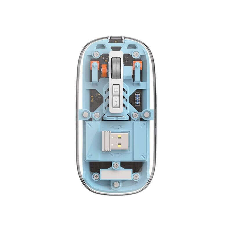 Wiwu Rechargeable Transparent Wireless Mouse - Buyrouth