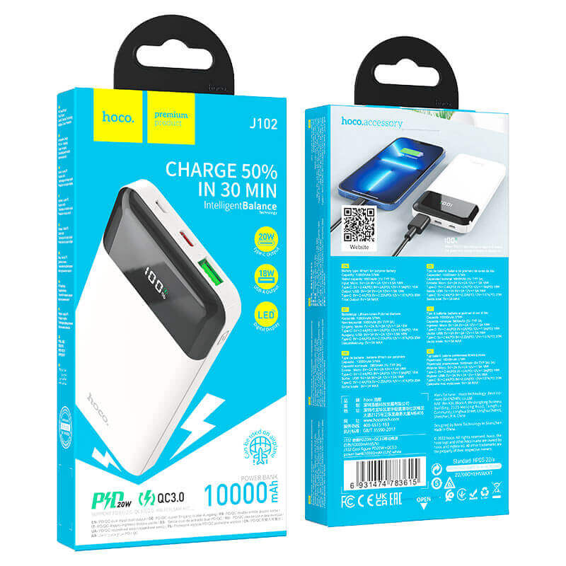 Hoco 10,000mAh PD20W Power Bank #J102