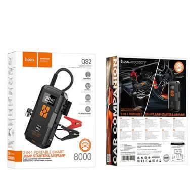 Hoco 4in1 Car Wireless Jump Starter & Air pump #QS2