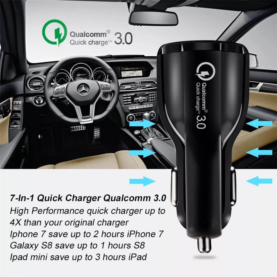 OEM 3.1A Dual Port Car Fast Charger - Buyrouth