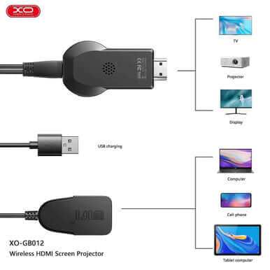 XO Wireless HDMI Screen Mirroring Projector #GB012