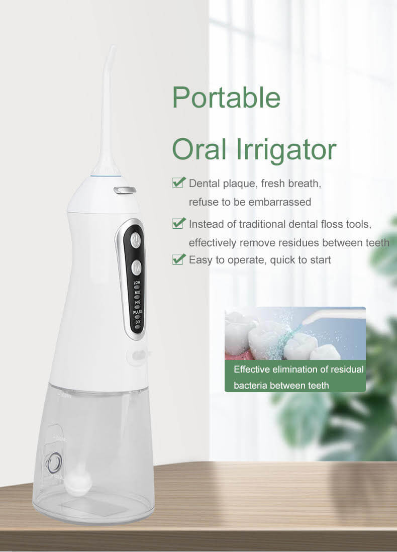 Rechargeable Water Flosser Full Oral Teeth Cleaner - Buyrouth