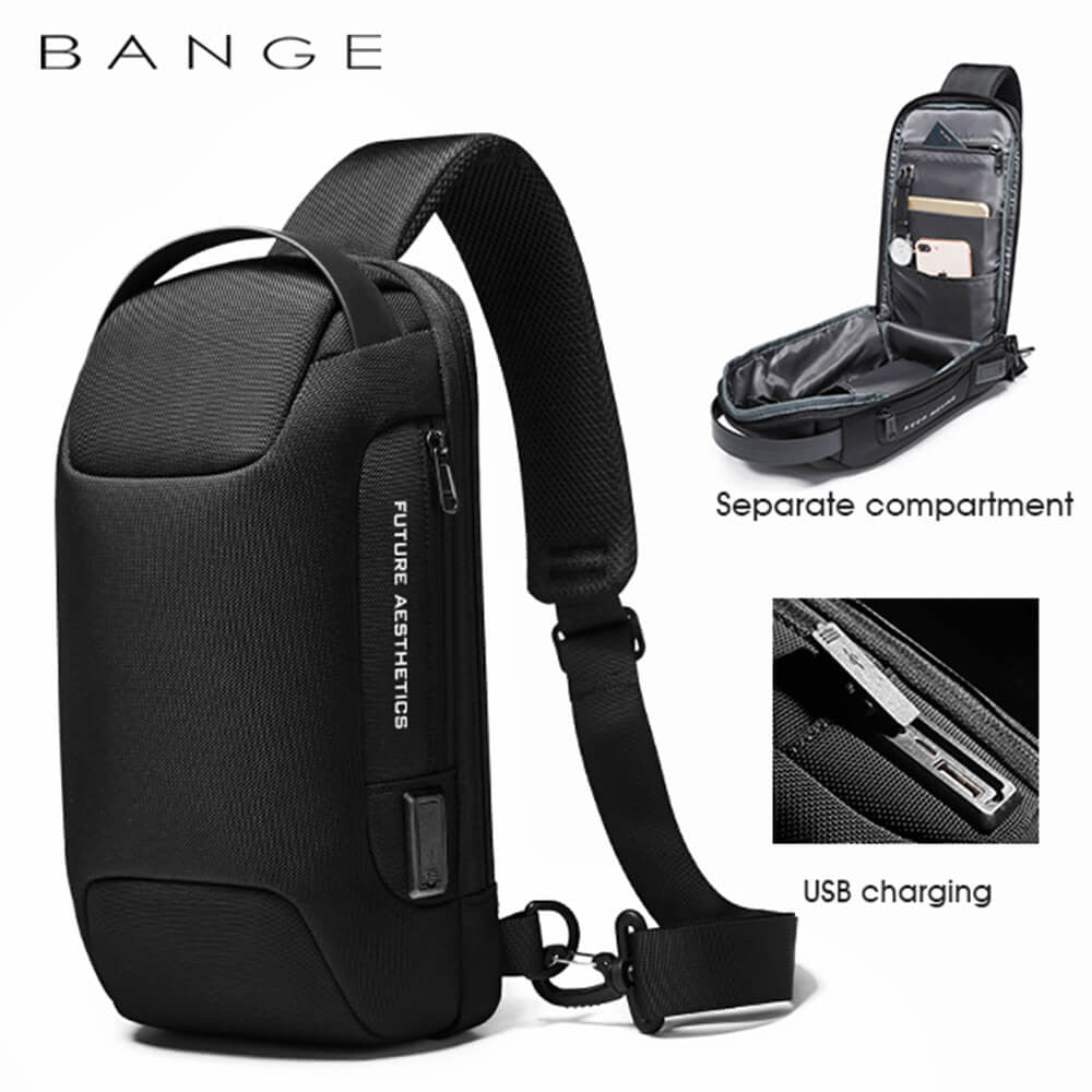 BANGE Anti Theft Sling Bag with TSA Lock #22085 – view 4