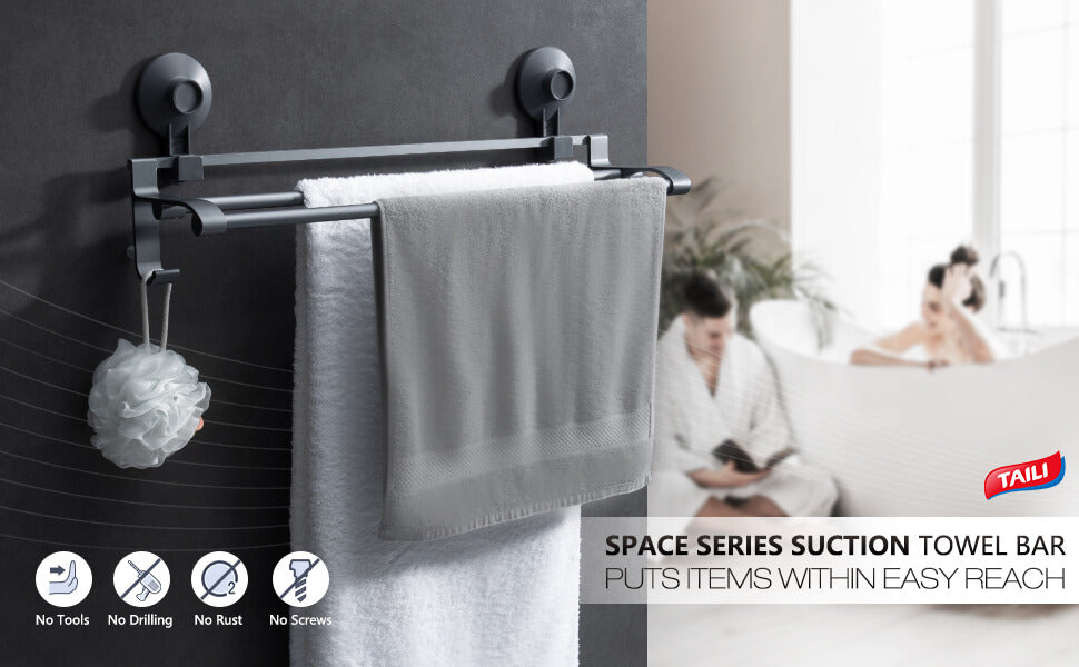 TAILI Space3.0 Heavy Duty Suction Towel Bar #AW838 – view 7