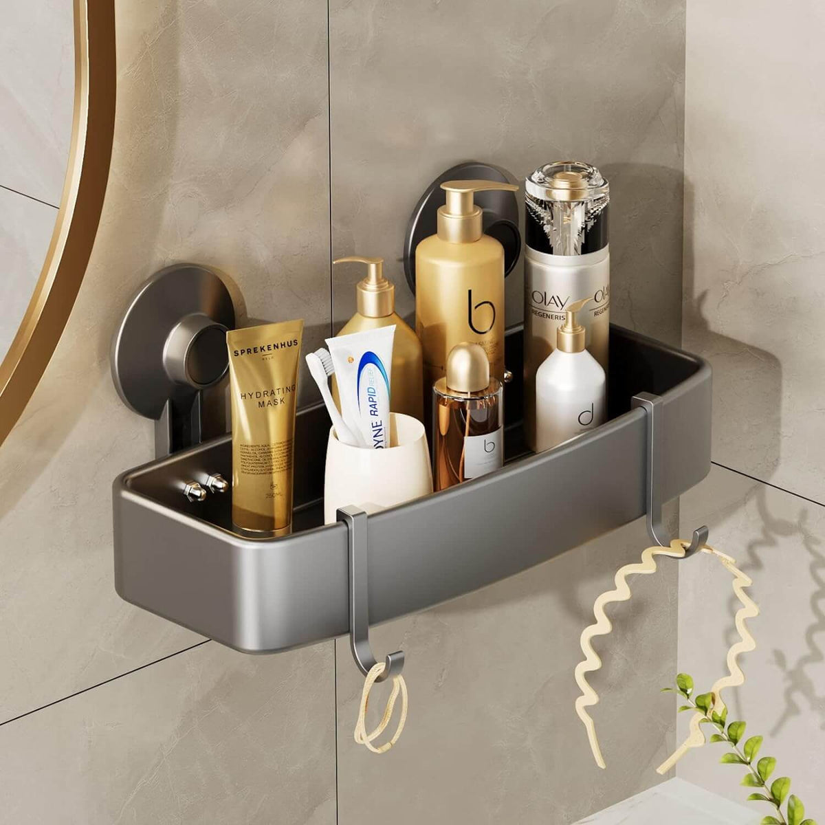 TAILI Space3.0 Shower Organizer with Suction #AWW072 – view 6