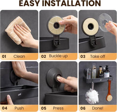 TAILI Space3.0 Shower Organizer with Suction #AWW072