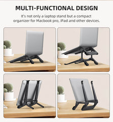 Multifunctional Laptop Stand with 6-in-1 Docking Station #C19U