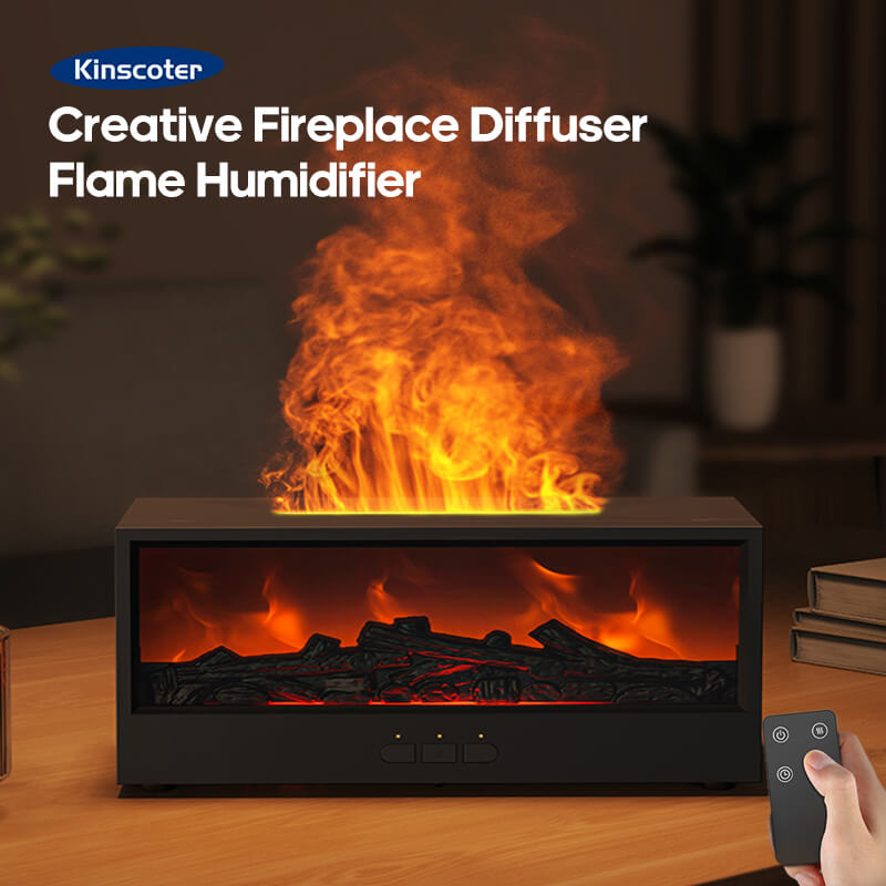Fireplace Simulation Flame Aromatherapy Diffuser #DQ-717 – view 2
