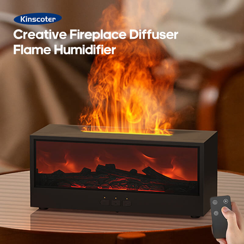 Fireplace Simulation Flame Aromatherapy Diffuser #DQ-717 – view 3