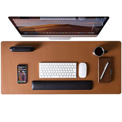 PU Leather Office Desk Mat