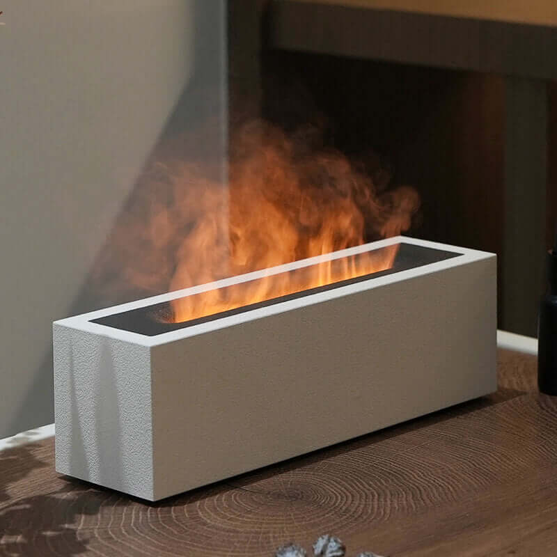 Nordic Flame Aroma Diffuser – White