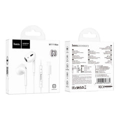 Hoco Primero Wired Earphones with Mic for iPhone #M111