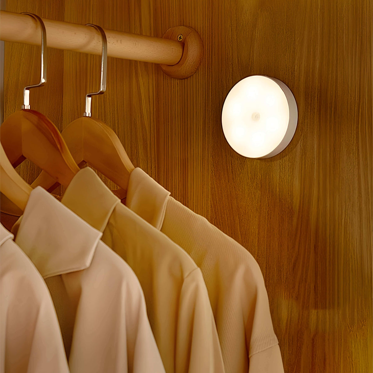 Rechargeable Round Motion Sensor 3 Mode Light – view 4