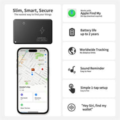 Loshall Ultra-Slim Smart Bluetooth Wallet Tracking Card