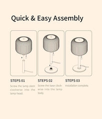 Aisilan Mirror Chrome Glazed Glass Table Lamp #LD061a