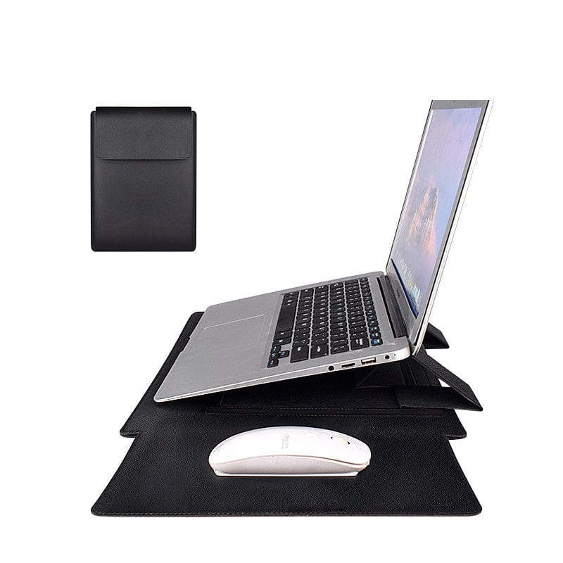 Leather Laptop Sleeve Stand - Buyrouth