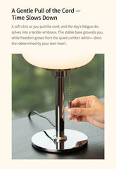 Aisilan Mirror Chrome Glazed Glass Table Lamp #LD061a