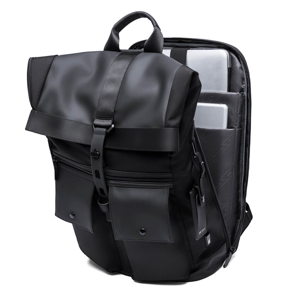 BANGE Multi Compartment Water Resistant Business Backpack - Buyrouth