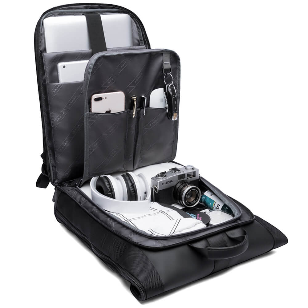 BANGE Multi Compartment Water Resistant Business Backpack #G65 – view 2