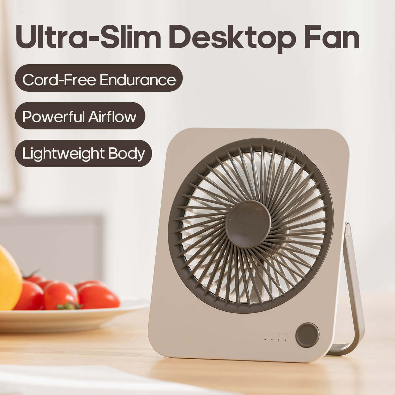 Rechargeable Portable Desk Fan #F59