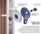 TAILI Space3.0 Double Folding Bath Towel Holder #AW837 – view 12