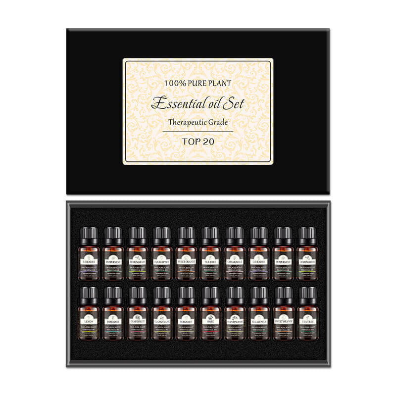 Pure Essential Oils Set of Top 20